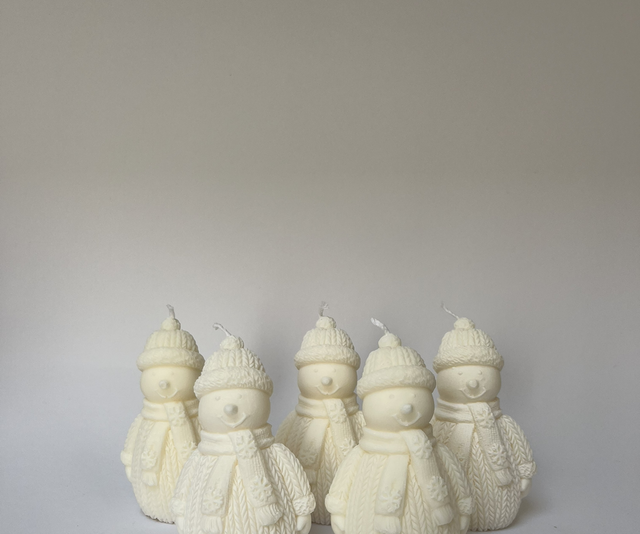 Sneeuwpopkaars (5x)