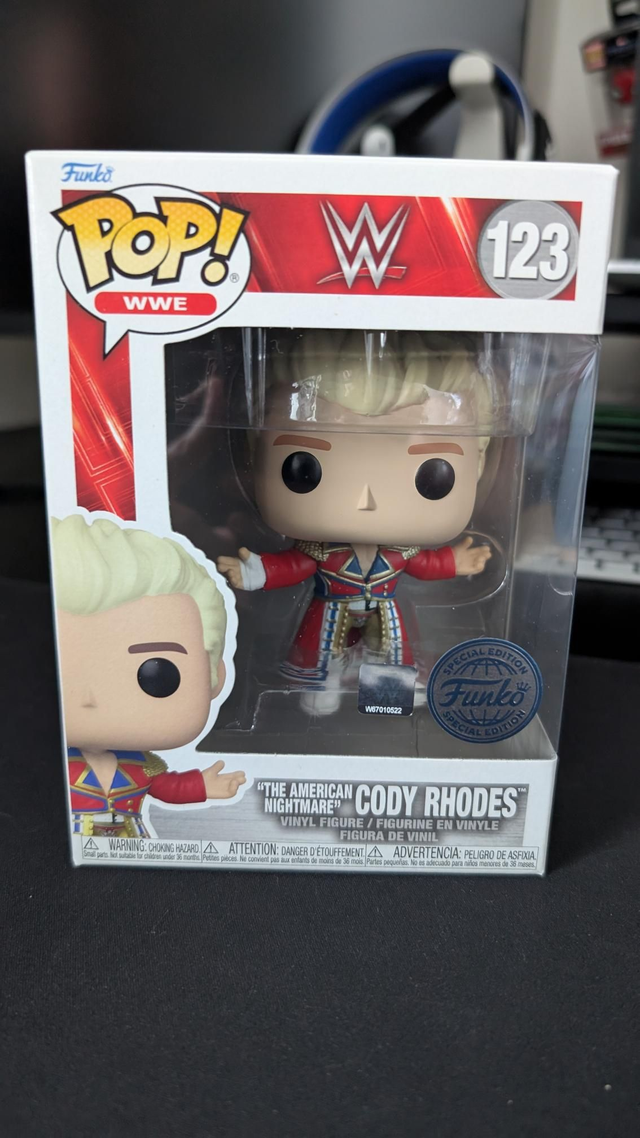 Funko Pop WWE Cody Rhodes 123