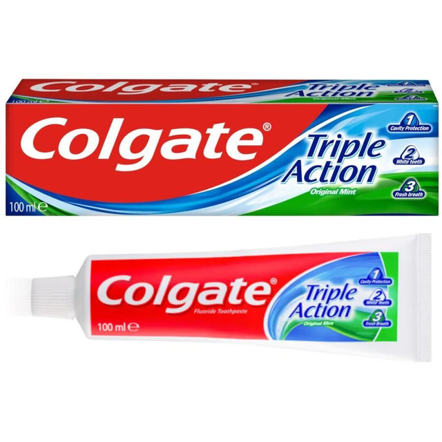 Colgate Triple Action Original Mint Toothpaste 100ml