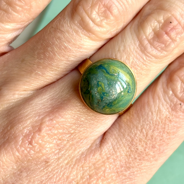 Bague « Reflet d’Amazonie »