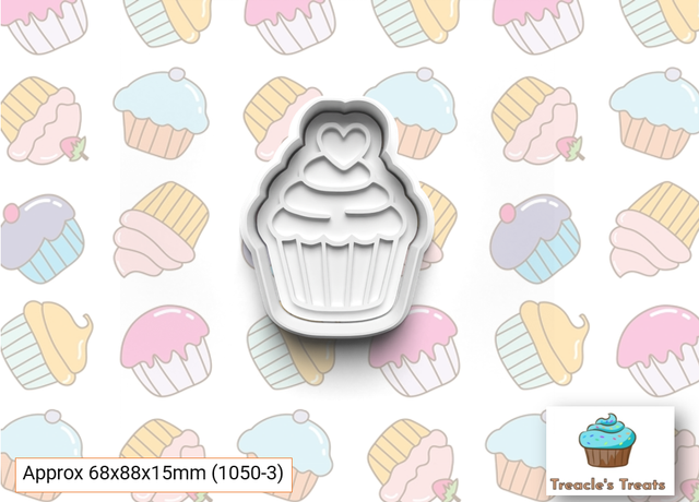 Valentines Theme Fondant/cookie stamps with cutters (Set 10)