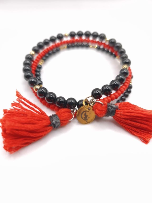 Bracelet bohème onyx