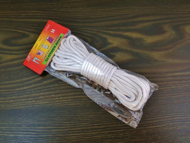 Corde 10m x 3mm blanche