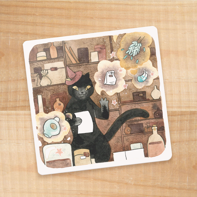 Print carré - La réserve de Kitty