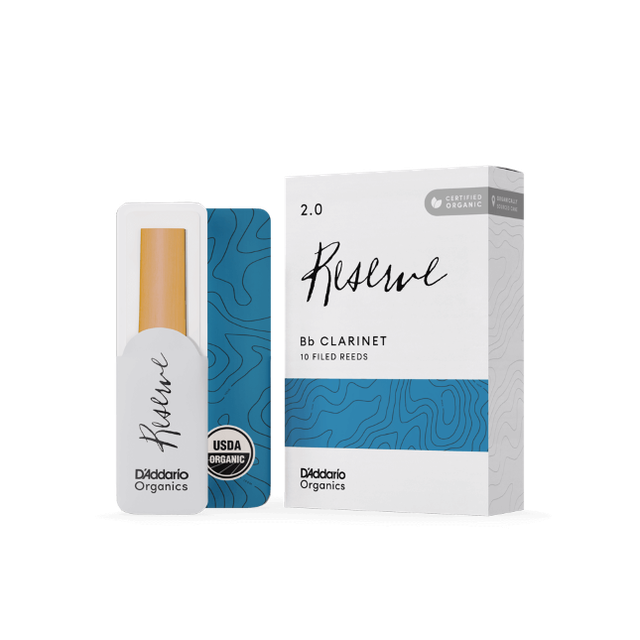 Anches pour clarinette si bémol D'Addario Organic Reserve lot de 3 