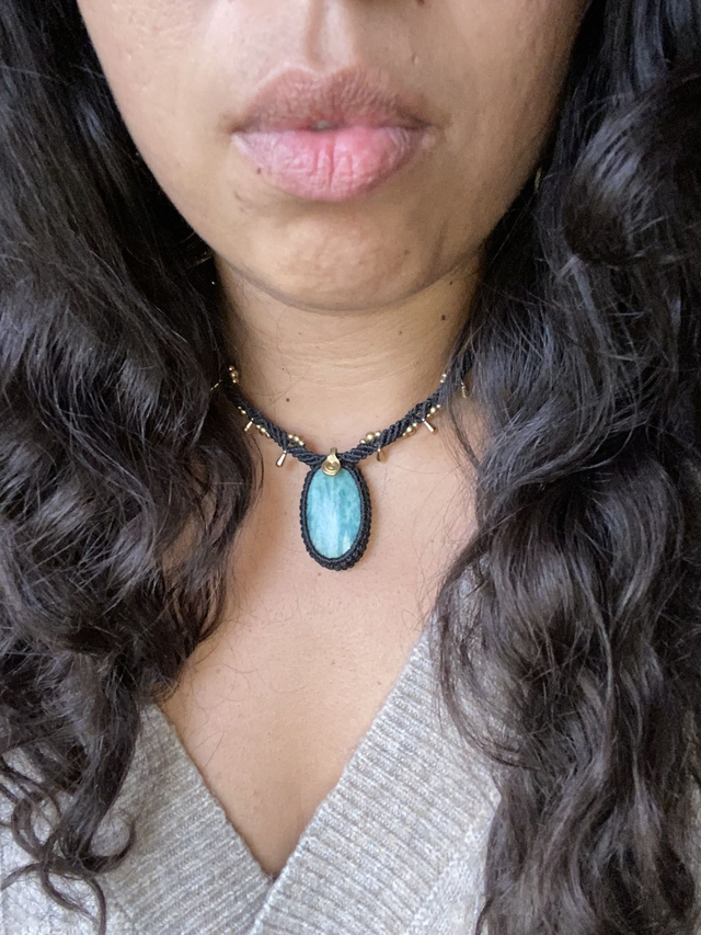 Collier UNIQUE - AMAZONITE