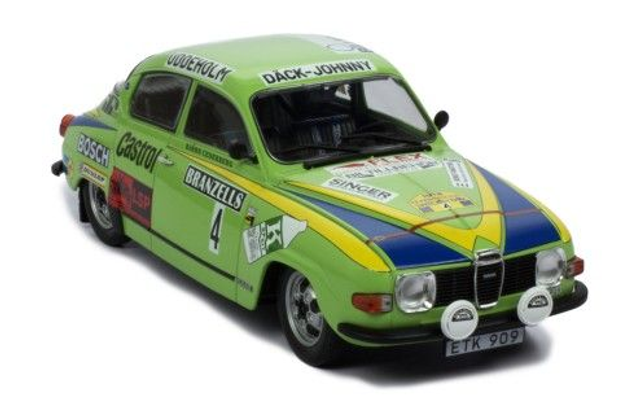 Saab 96 V4 Rally #4 (1973) IXO Models 1:18