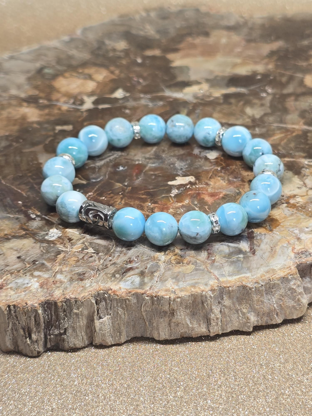Bracelet Larimar AA 1 cm