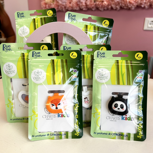 Spilla a clip alla citronella