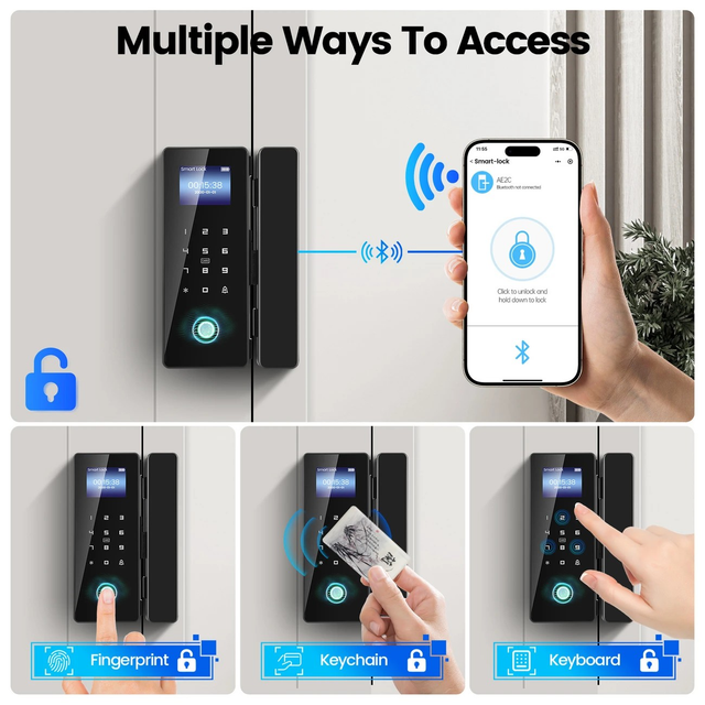 Multifunctional Waterproof Smart Door Lock