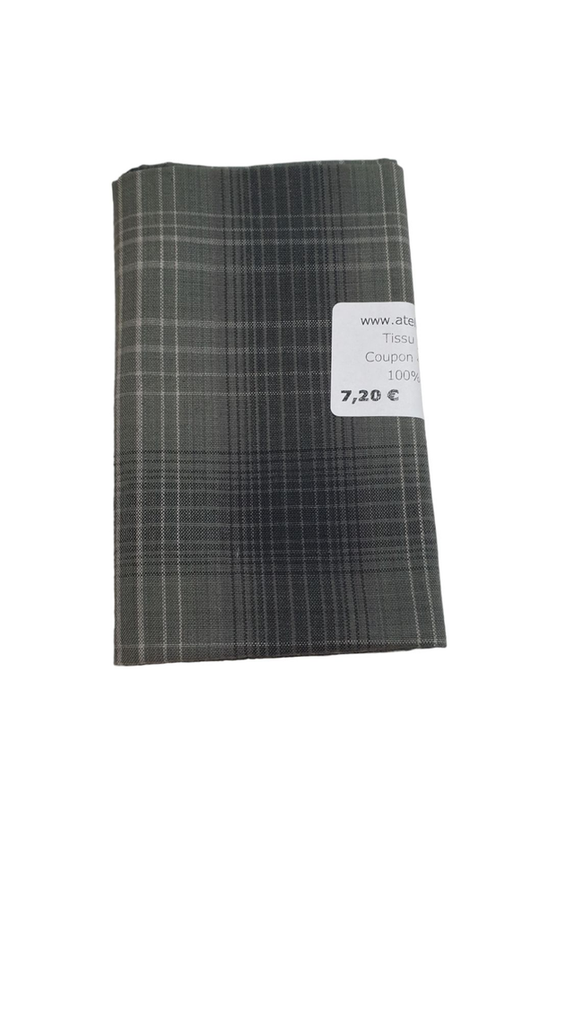 TISSU JAPONAIS A CARREAUX