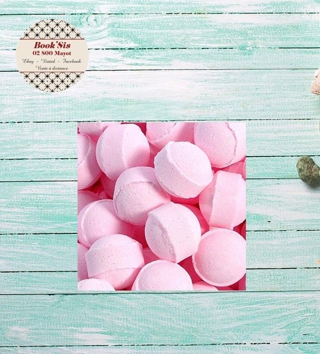 Mini-bille effervescente " Rose "