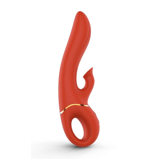 Vibrador de Luxo Ponto G com Sugador Clitoriano