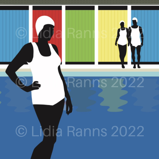Tooting Bec Lido Fine Art Print - Limited Edition
