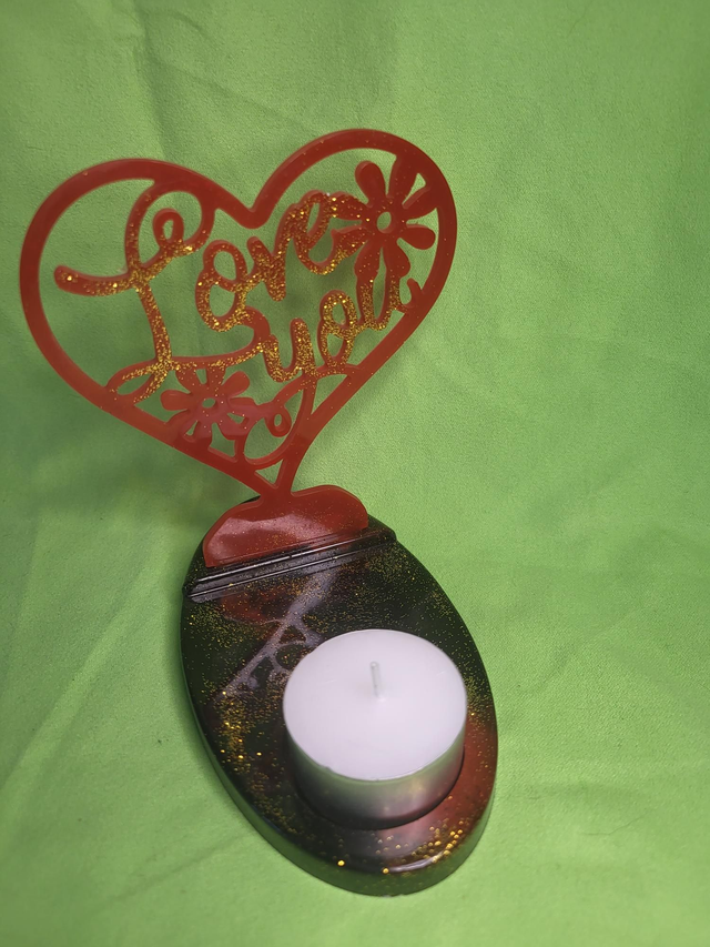 Porte bougie chauffe plat LOVE