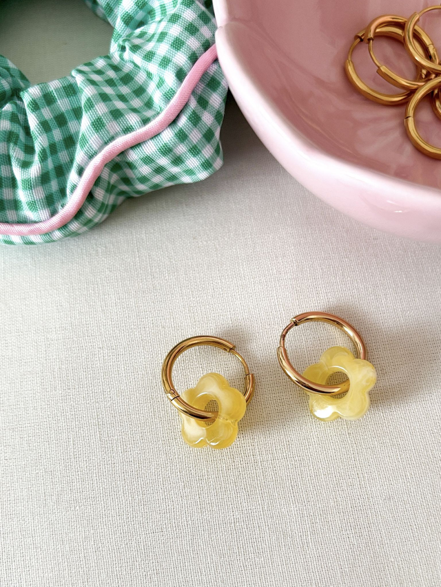 Boucles d'oreilles "Rosalie" enfant