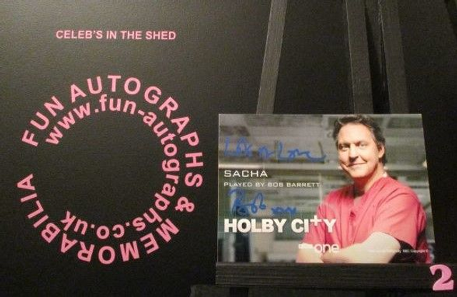 Bob Barrett (Sacha) Authentic Autographed Holby City 6x4 Cast Card (2)