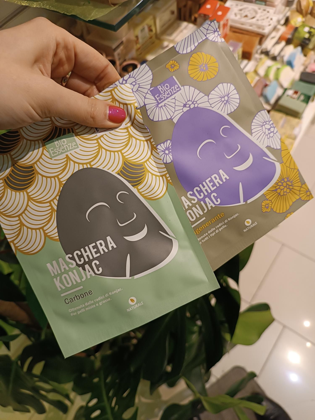 Maschera In Tessuto Konjac