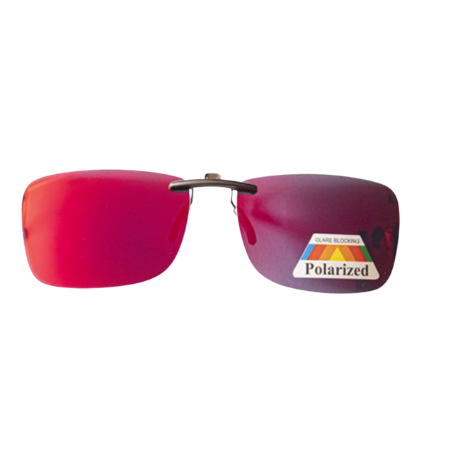 Sobrelente polarizado rojo