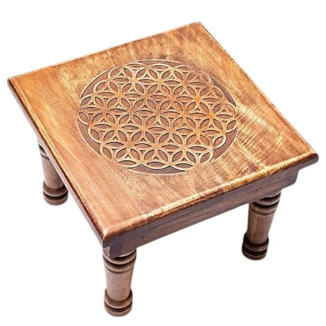 Table d&#039;appoint &quot;Fleur de vie&quot;