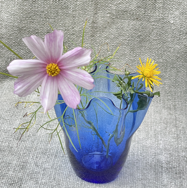 Handtuch Glasvase Designer Vase Holmegaard 1960