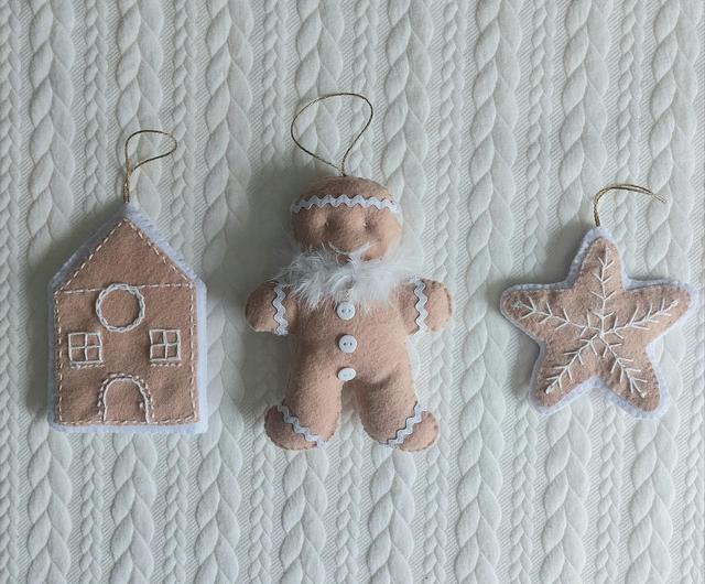 Suspension beige et blanc ( lot de 3)