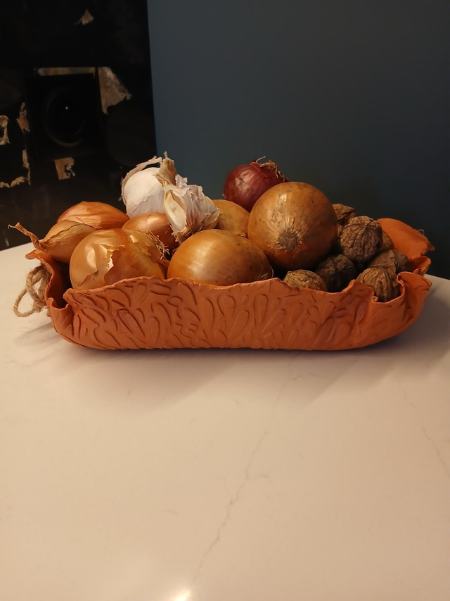 Corbeille décorative bohème - création artisanale