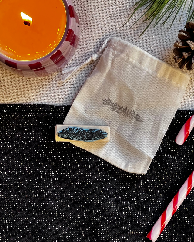 Tampon branche de sapin - Tamponne ton Noël 
