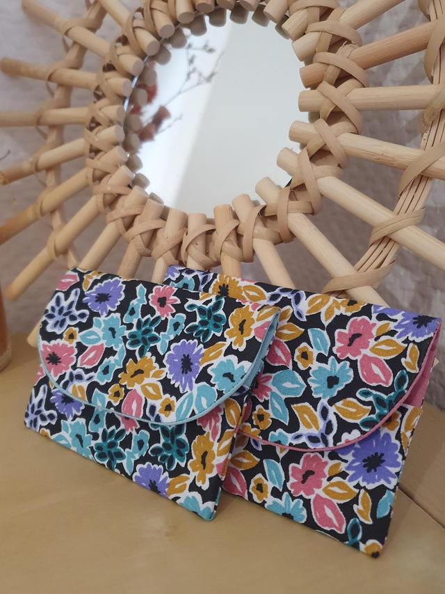 Porte-cartes Bernie Turquoise