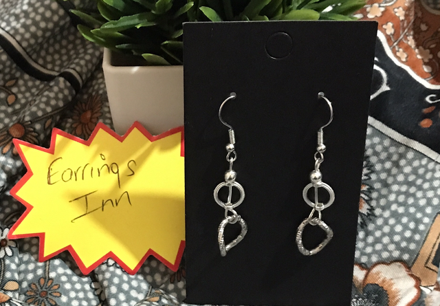 Silver Dangling Earrings - SDE174