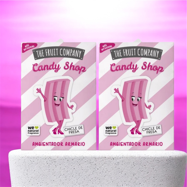 Désodorisant armoire chewing-gum à la fraise X2