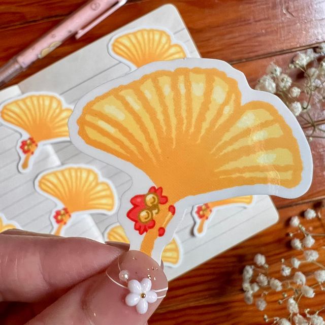 Sticker Réutilisable - Pr.Kipik Ginkgo Solo