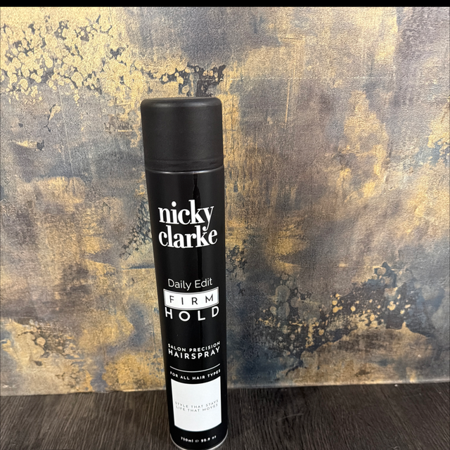 Firm hold hair spray 