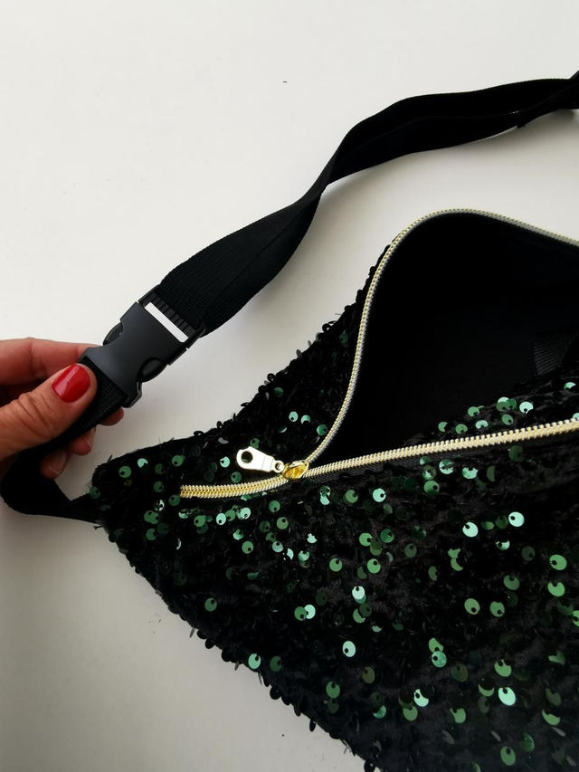 Banane LOUISE sequin vert