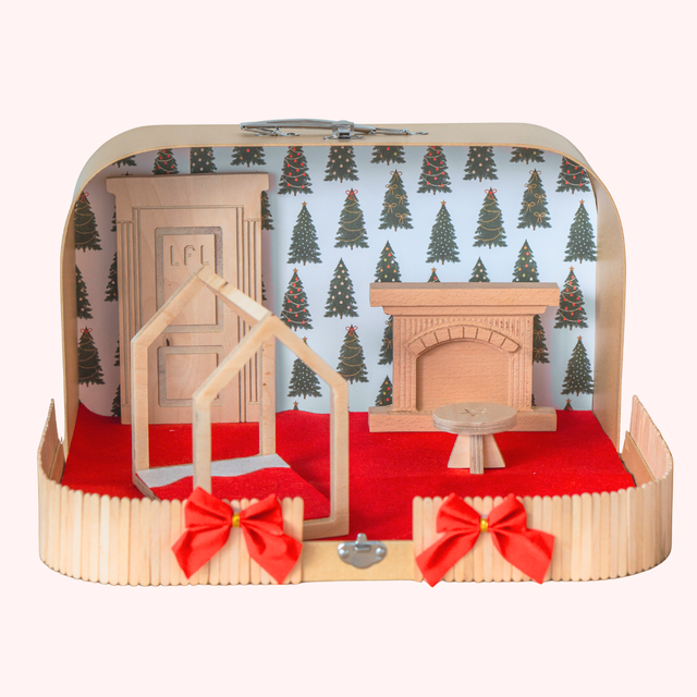 Grande Valise Magique – Format Enneigée - Sapins