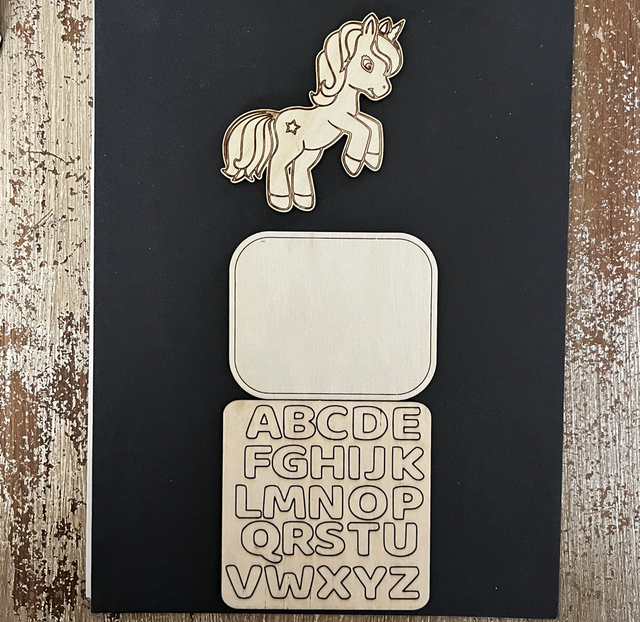 Plaque licorne 