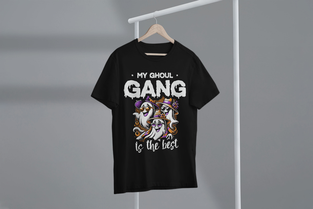 My Ghoul Gang Is The Best, Halloween Fun, Spooky Friends
Meine Ghul-Gang ist der beste Halloween-Spaß und gruselige Freunde