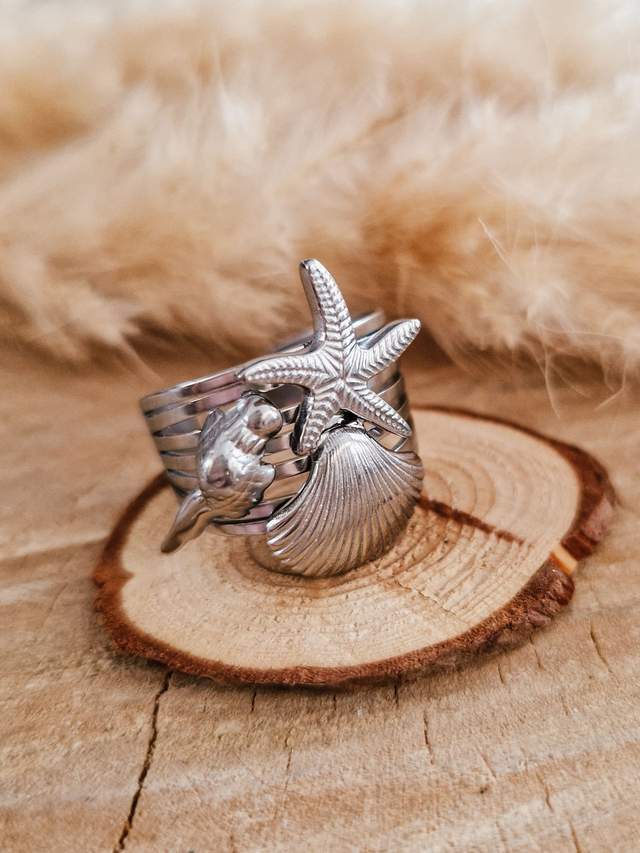 Bague "Summer" - Modèle argenté