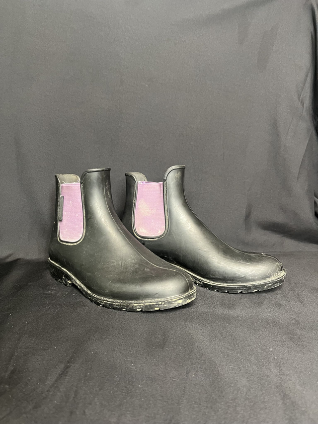 Boots Steeds noir/violet T35
