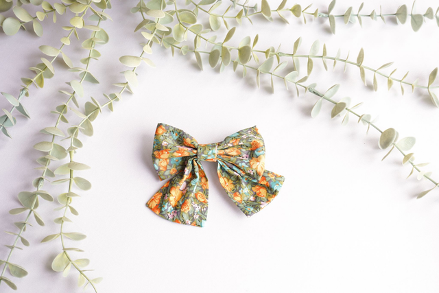 Sage Hair Bow