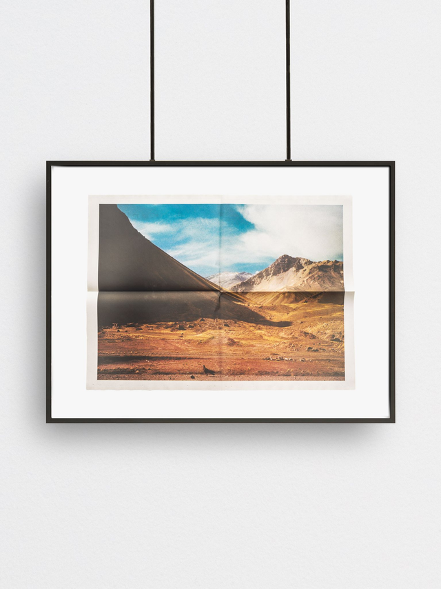 Soft dyed heavy giants (4), 62 x 47 cm Offsetdruck auf Zeitungspapier