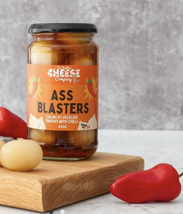 Chuckling Cheese Co Pickled Onions Ass Blasters 450g