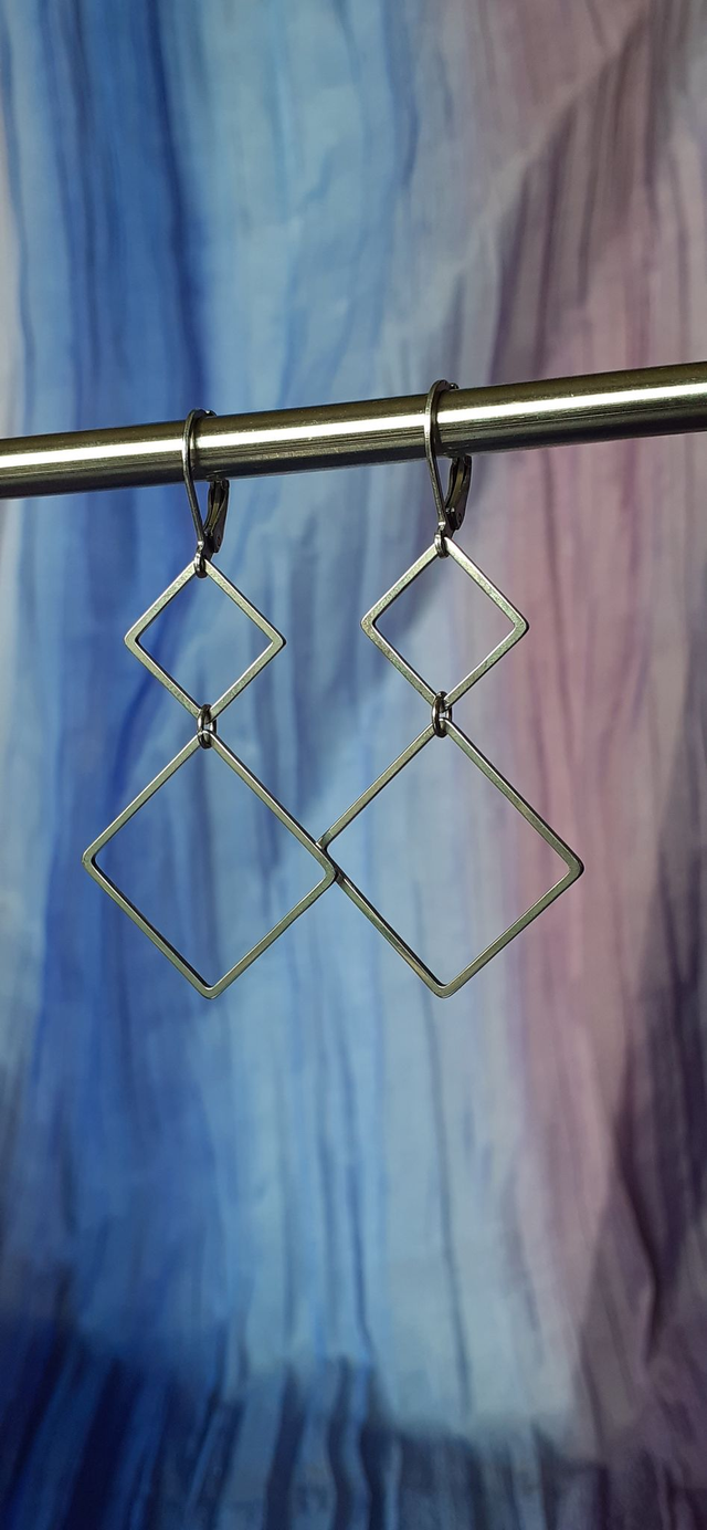 Karratua Boucles d'oreilles acier inoxydable, 