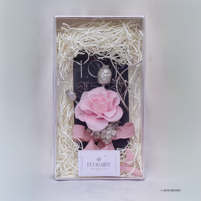 Pink: Love in Bloom | Keepsake Flower Card | Next-Day Flower Delivery in Bristol | UK-Wide Delivery