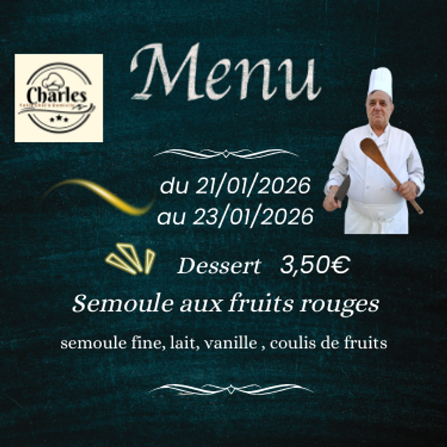 Semoule aux fruits rouges – Pour 1 personne
