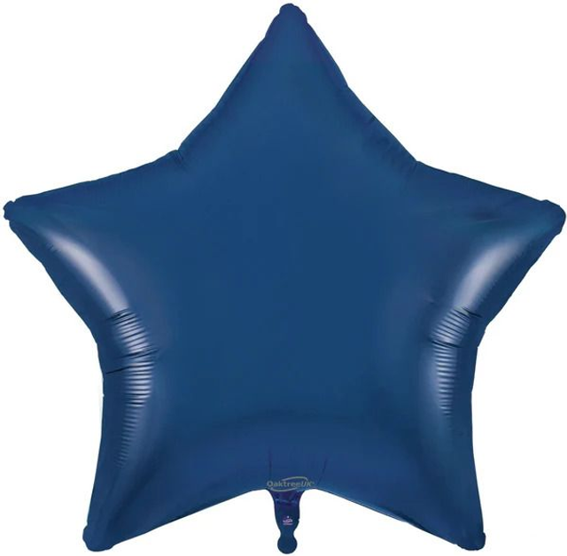 36" NAVY BLUE STAR FOIL