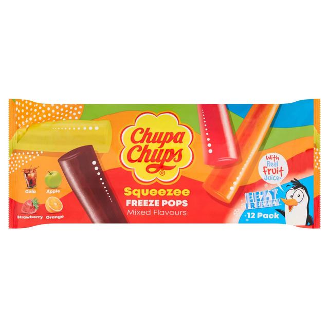 Chupa chups squeezee freeze pops