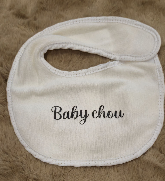 Bavoir bébé &quot;Baby chou&quot;