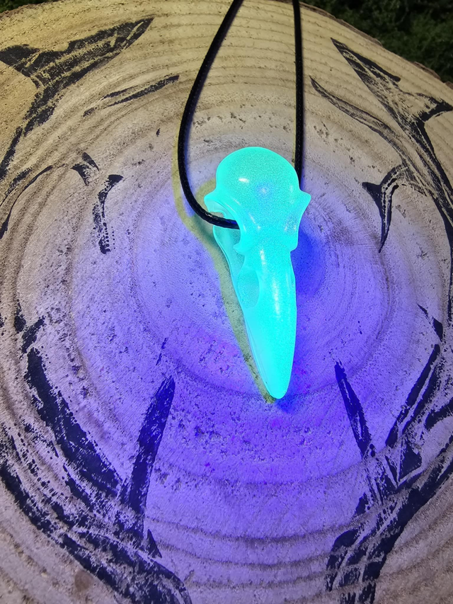 Corbeau phosphorescent vert