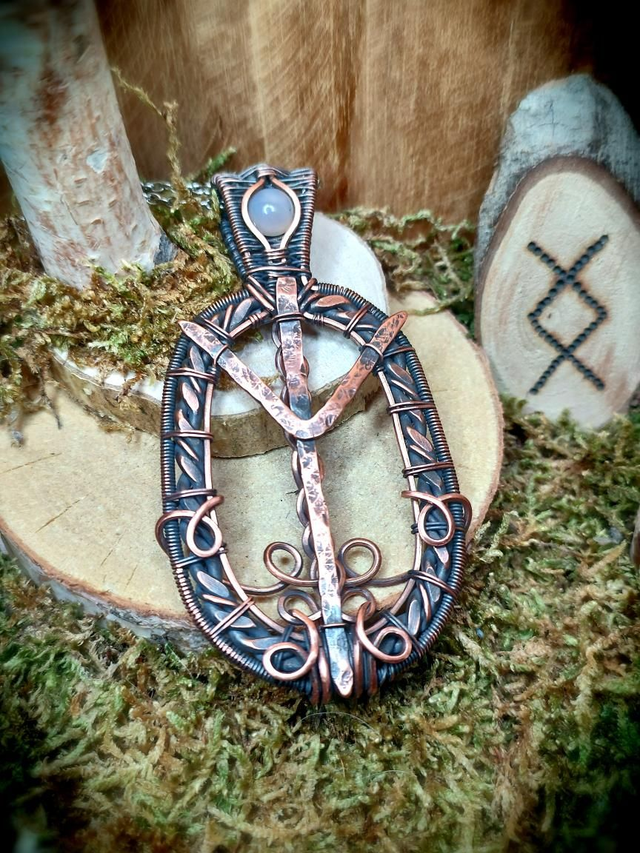 Amulette des Nords " Algiz" 